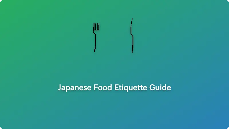มารยาทบนโต๊ะอาหารญี่ปุ่น (日本食)