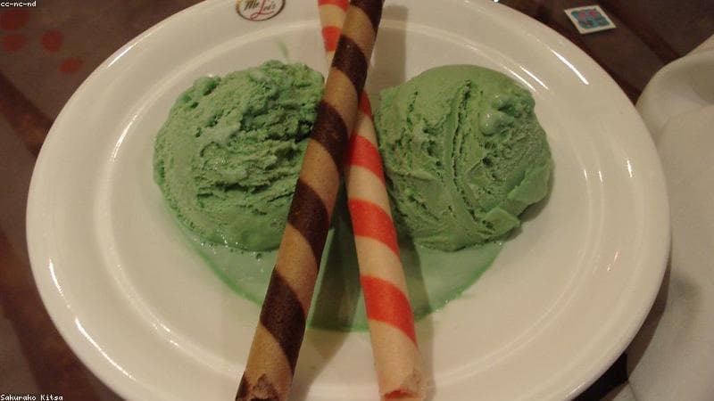 ไอศกรีมมัทฉะเนื้อเนียน